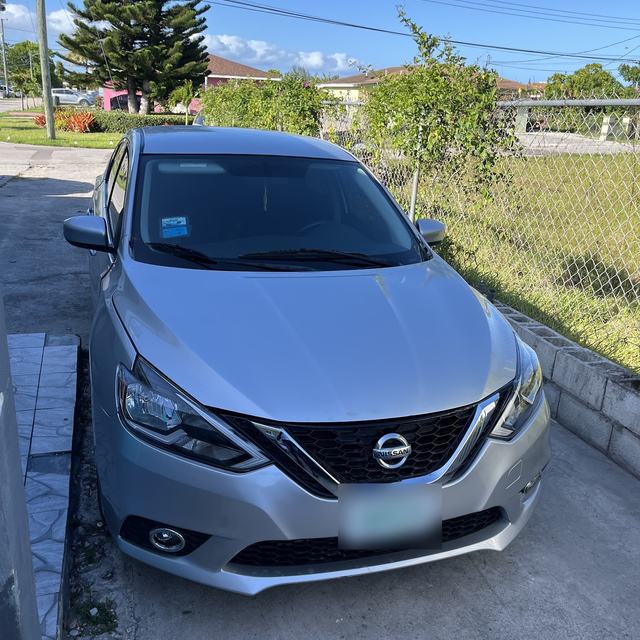 Silver Nissan Sentra
